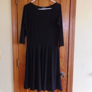American Living Women's Dress, Black, 3/4 Sleeve, Pullover, Day to Evening, SZ M